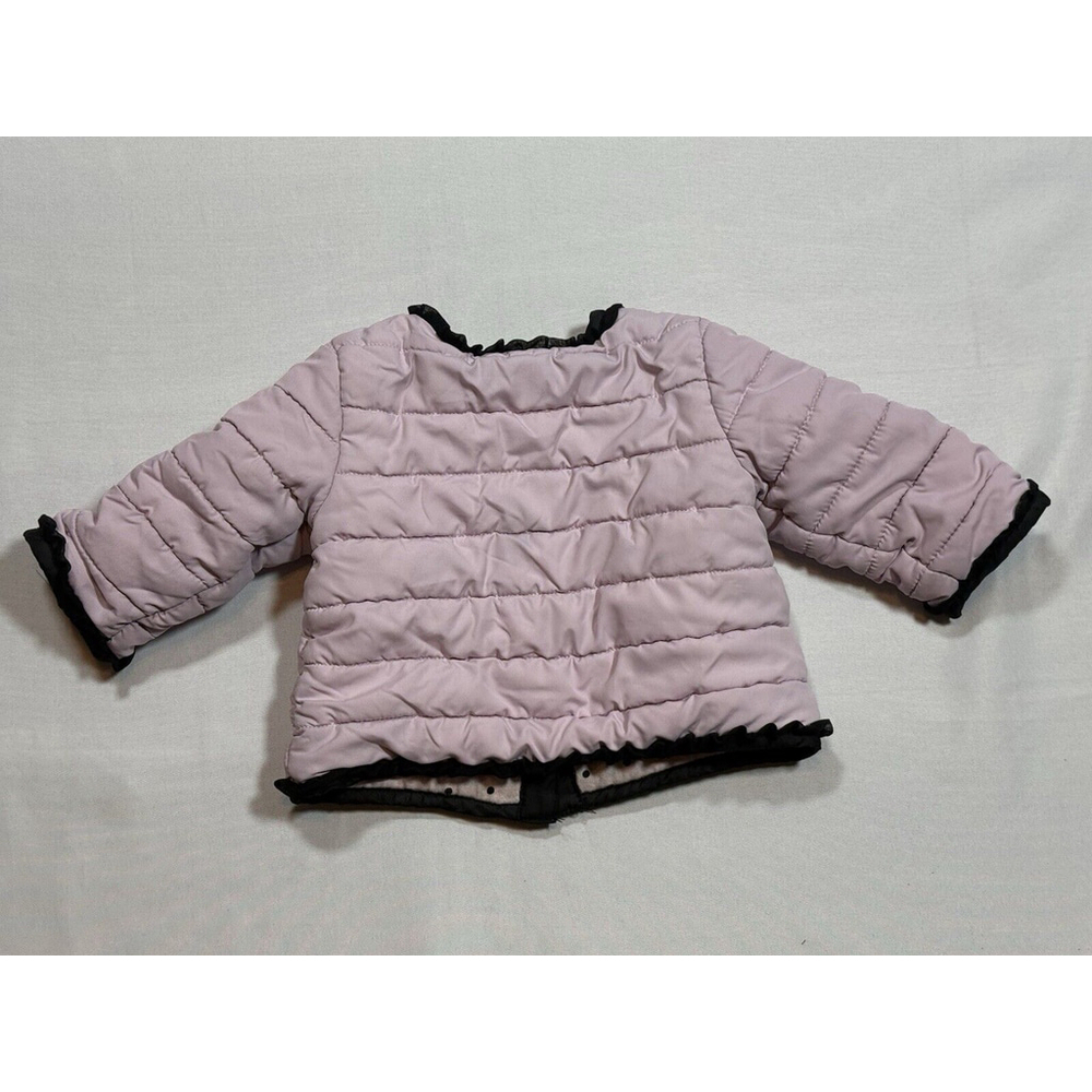 Little Me Barbie Style Baby Girls Padded Coat Jacket 12Months Winter Outerwear - Picture 9 of 12